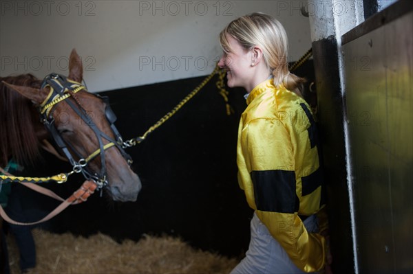 France, Région Ile de France, Val de Marne, hippodrome de Vincennes, Prix du Président de la République, Camille Levesque, trot monté,