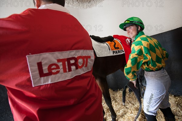 France, Région Ile de France, Val de Marne, hippodrome de Vincennes, Prix du Président de la République, Camille Levesque, trot monté,