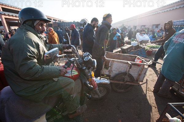 Afrique du nord, Maroc, Marrakech, souk, marché de gros, alimentaire,