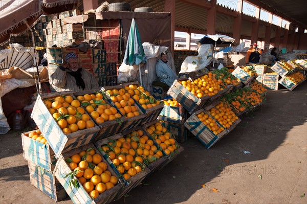 Afrique du nord, Maroc, Marrakech, souk, marché de gros, alimentaire,