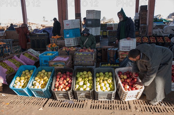 Afrique du nord, Maroc, Marrakech, souk, marché de gros, alimentaire,