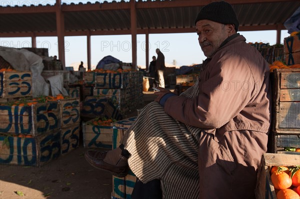 Afrique du nord, Maroc, Marrakech, souk, marché de gros, alimentaire,