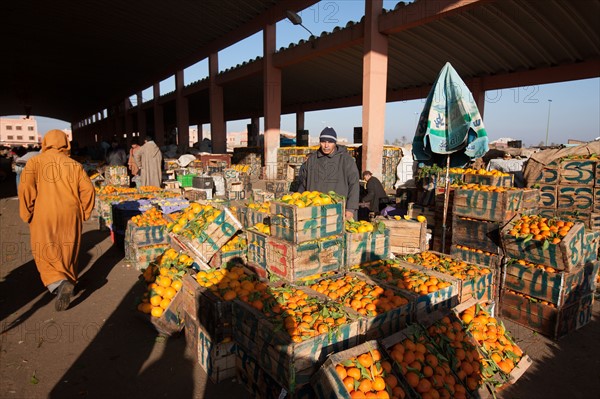 Afrique du nord, Maroc, Marrakech, souk, marché de gros, alimentaire,