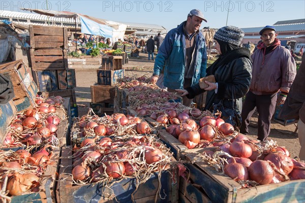 Afrique du nord, Maroc, Marrakech, souk, marché de gros, alimentaire,