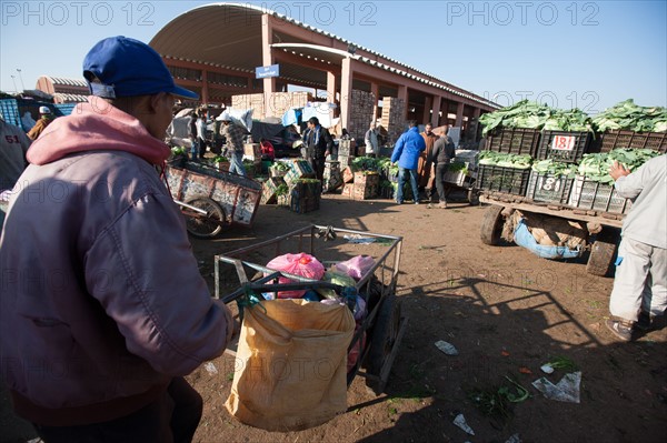 Afrique du nord, Maroc, Marrakech, souk, marché de gros, alimentaire,