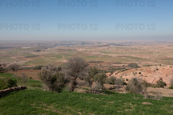 Afrique du nord, Maroc, Marrakech, pied du Haut Atlas, route d'Amizmiz, en direction de Sidi Brahim,