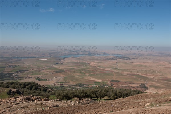 Afrique du nord, Maroc, Marrakech, pied du Haut Atlas, route d'Amizmiz, en direction de Sidi Brahim,