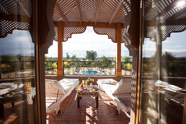 Afrique du nord, Maroc, Marrakech, Zaraba, Villa Hana, maison d'hôtes,