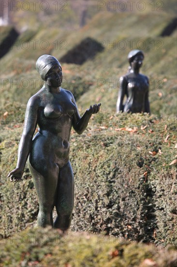 Statues de Maillol dans le Jardin des Tuileries, Paris