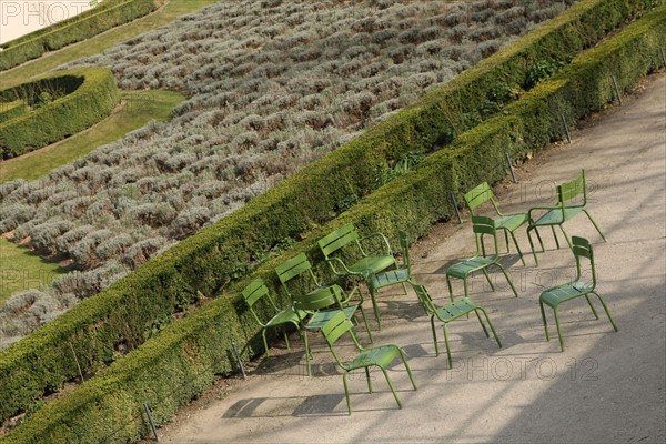 Jardin Des Tuileries, Chaises et Parterre