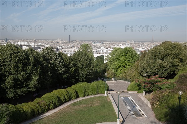 Parc De Belleville, jardin