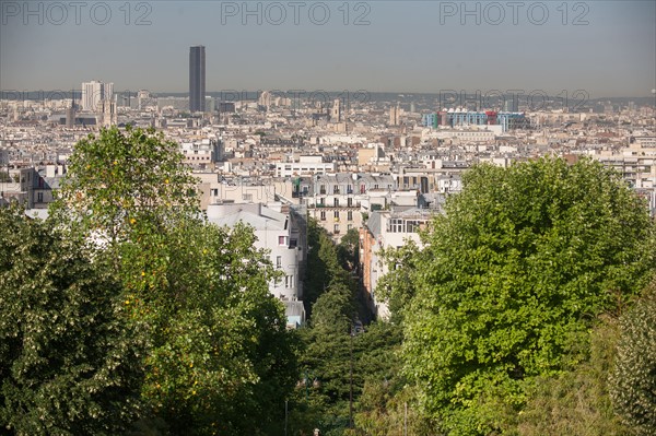 Parc De Belleville, jardin