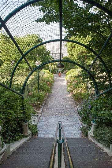 Parc De Belleville, jardin