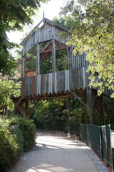 Parc De Belleville, jardin