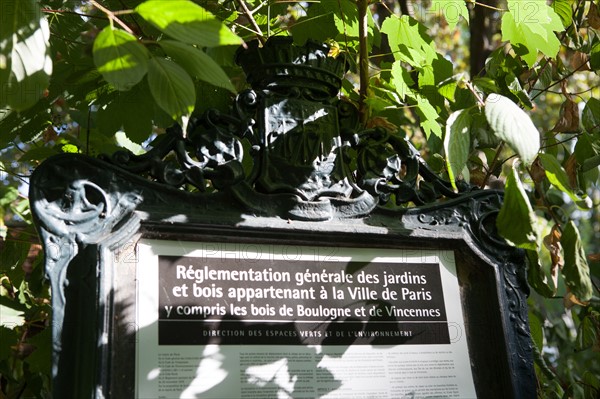 Parc De Belleville, jardin