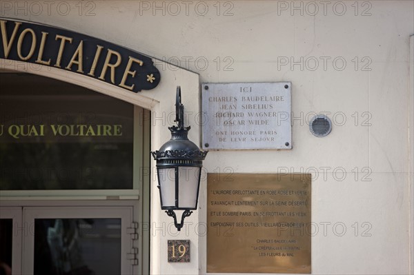 Quai Voltaire, Hôtel Du Quai Voltaire