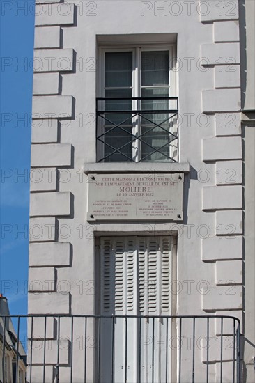 Rue Saint Honoré, Au Numero 96 Emplacement présumé De La Maison Natale De Molière