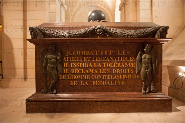 Crypt of the Pantheon in Paris