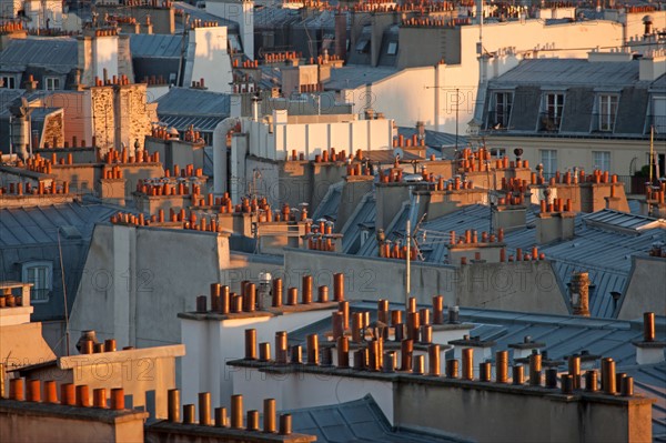 Montmartre,Vues sur les toits depuis les alentours du Sacré Coeur