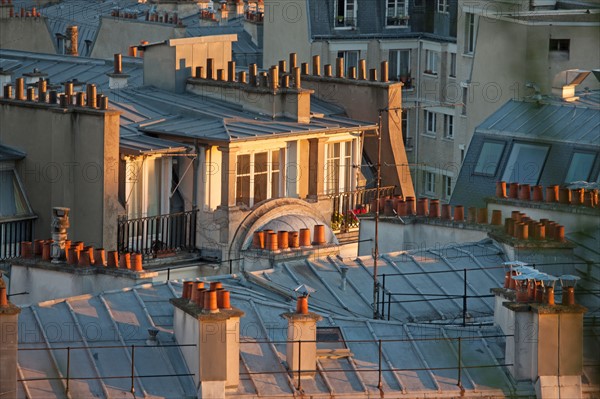 Montmartre,Vues sur les toits depuis les alentours du Sacré Coeur