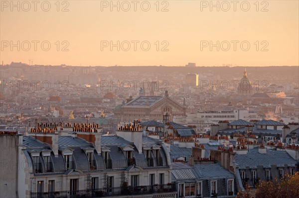 View over Paris roofs