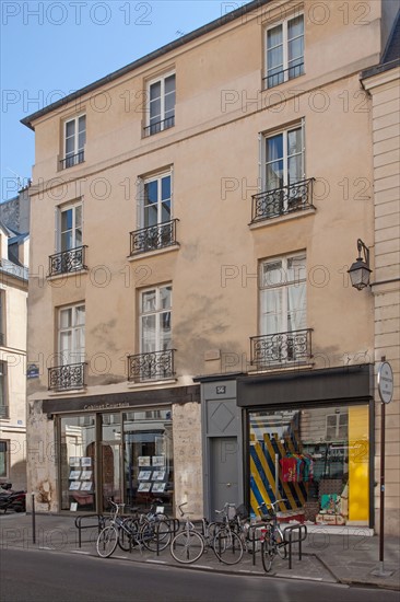 The Marais historic district in Paris