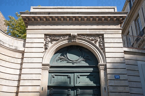 50 rue De Vaugirard, Porche De L'Hôtel Particulier De Madame De La Fayette