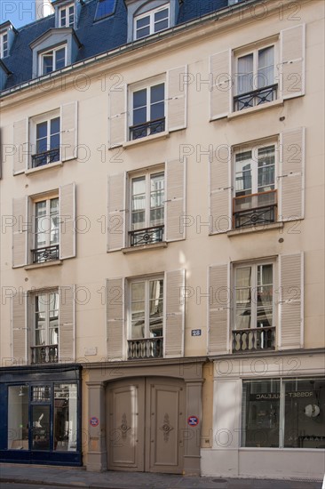 28 rue Jacob, Immeuble Ou vécut Colette Et Willy