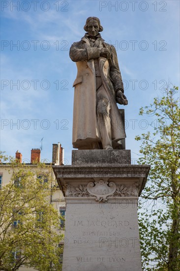 Lyon, Statue de Joseph Marie Jacquard