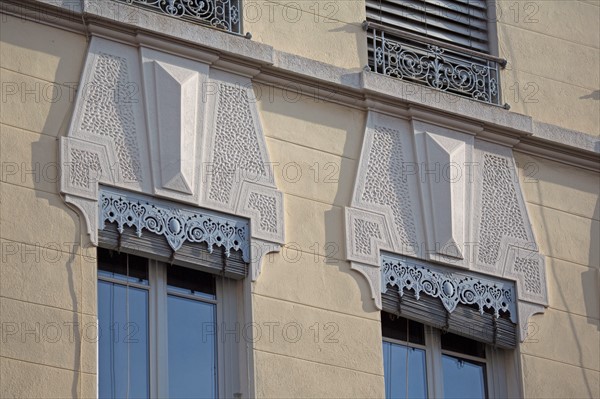 Lyon, façades à la Croix-Rousse