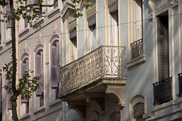 Lyon, facades a la Croix-Rousse