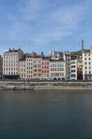 Lyon, façades Quai de Bondy