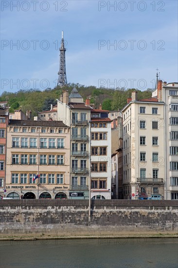 Lyon, façades Quai de Bondy