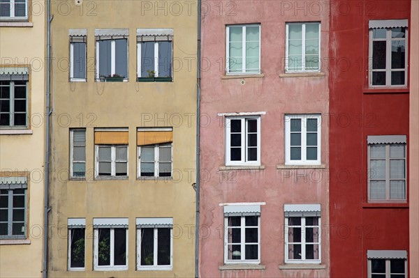 Lyon, façades du Quai Fulchiron