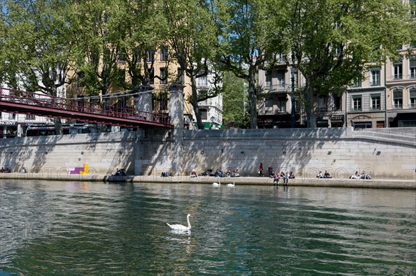 Lyon, quai Saint-Vincent