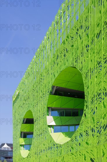 Lyon, Immeuble "Le Cube Vert" dans le quartier Confluence