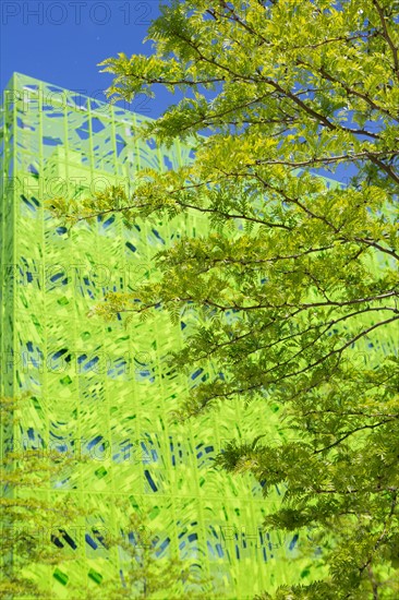 Lyon, Immeuble "Le Cube Vert" dans le quartier Confluence