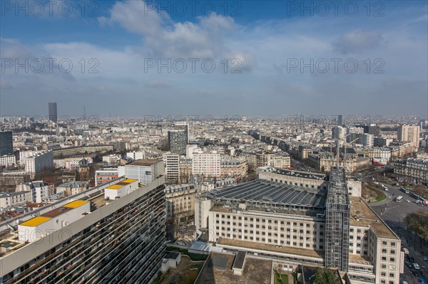 Vue aérienne de Paris depuis la Tour Rubis