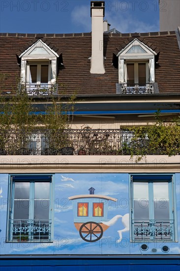 Paris, façade du Théâtre d'Edgar