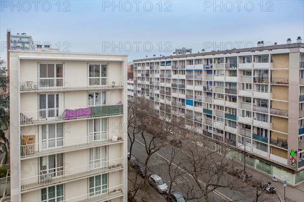 Paris, Immeubles Rue de la Glaciere