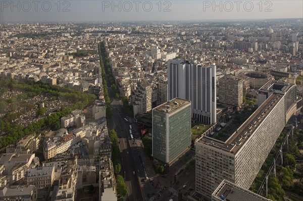 Paris, vue aérienne