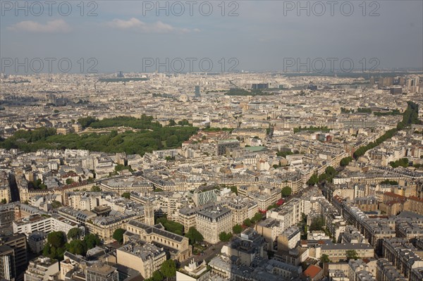 Paris, vue aérienne