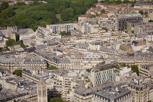 Paris, vue aérienne