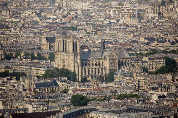 Paris, vue aerienne