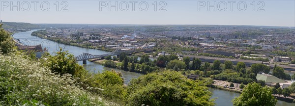 Rouen, Panorama depuis la Côte Sainte-Catherine