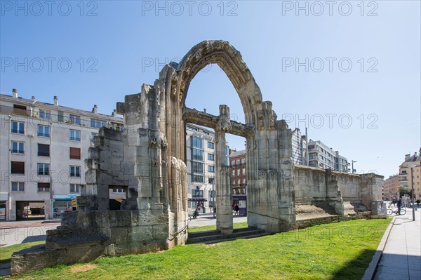 Rouen, vestiges de l'ancienne église Saint-Vincent