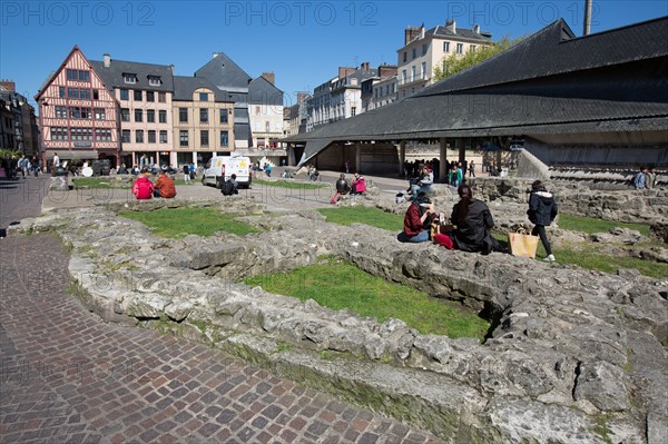 Rouen, Place du Vieux Marche