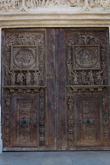 Rouen, porche de l'eglise Saint-Maclou