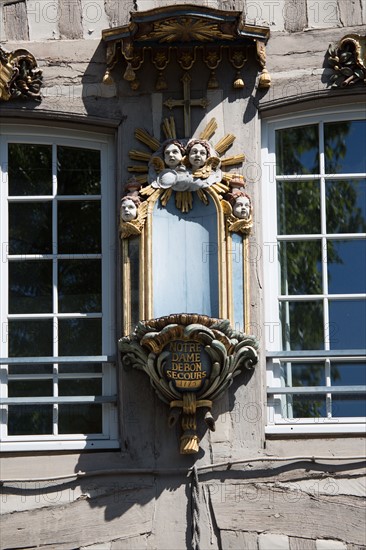 Rouen, façade Rue Martainville