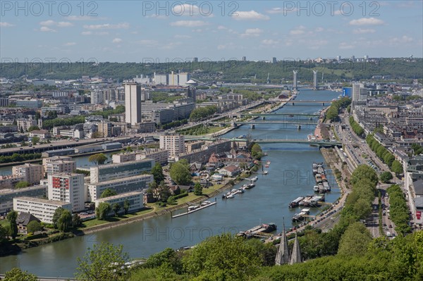 Rouen, Panorama depuis la Cote Sainte-Catherine
